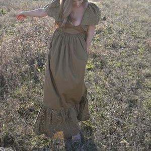 En Saison olive dress